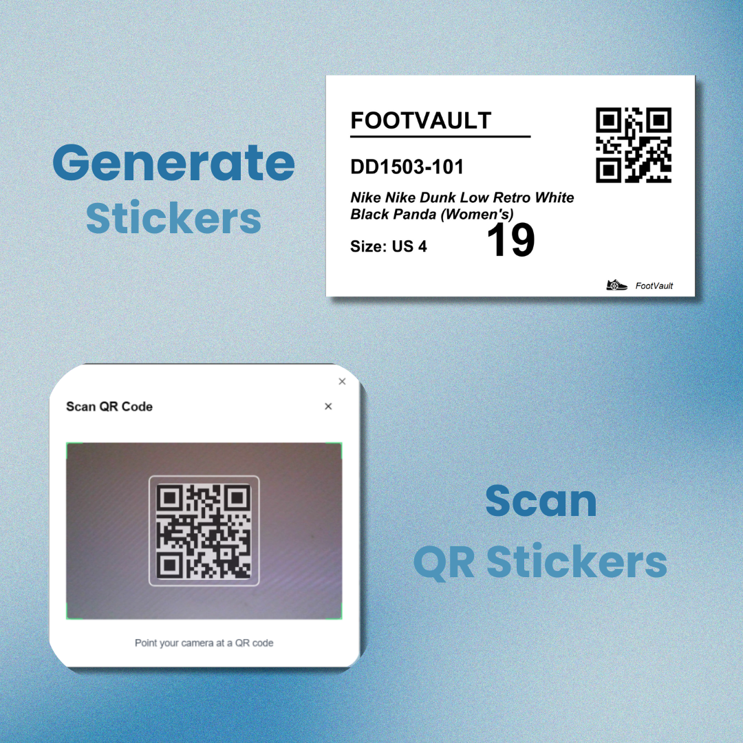 QR Scanner & Sticker Generation